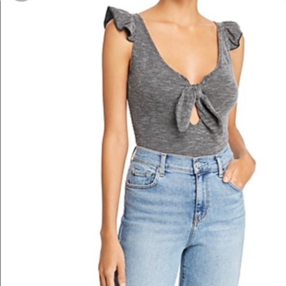 Safe the Label grey bodysuit